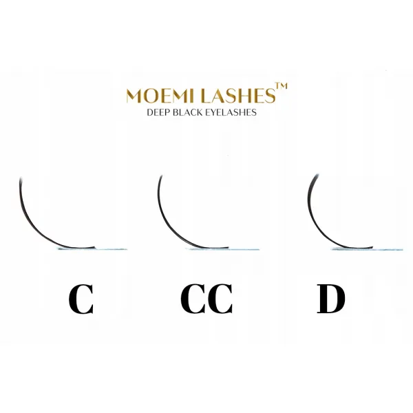 Moemi Lashes Rzęsy do przedłużania 8mm 0.07 CC