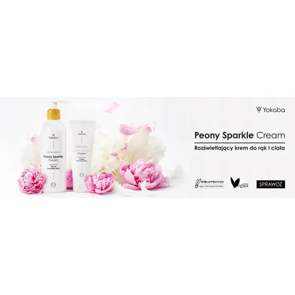 Peony Sparkle Professional Cream Hand&Body Vegan Yokaba 75 ml