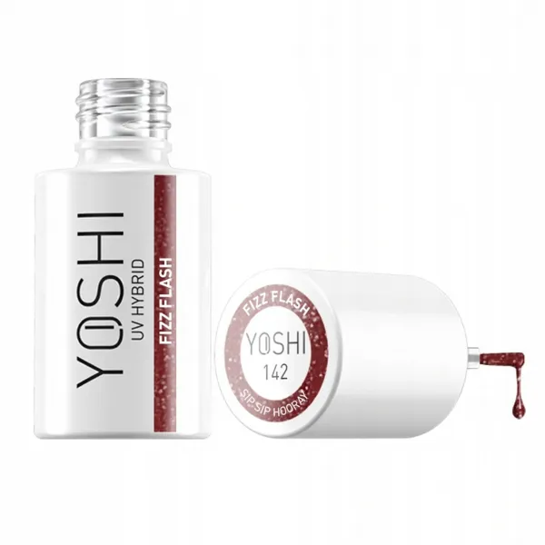 Yoshi Lakier Hybrydowy Flash Sip Sip Hooray 142 Fizz Flash 6 ml