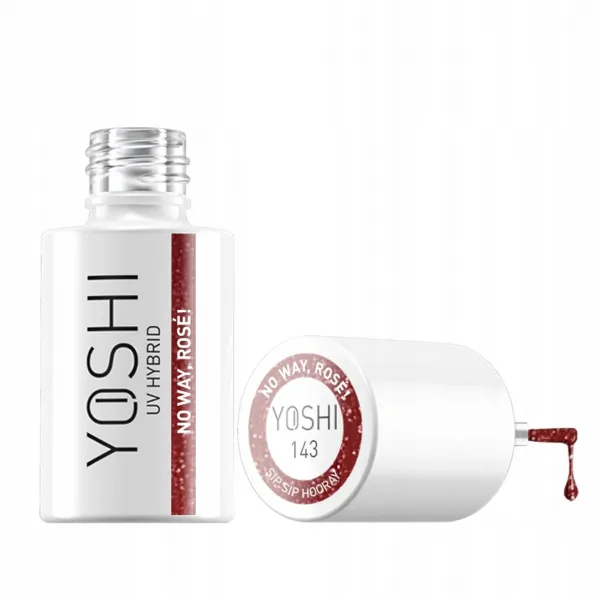 Yoshi Lakier Hybrydowy Flash Sip Sip Hooray 143 No Way, Rose! 6 ml