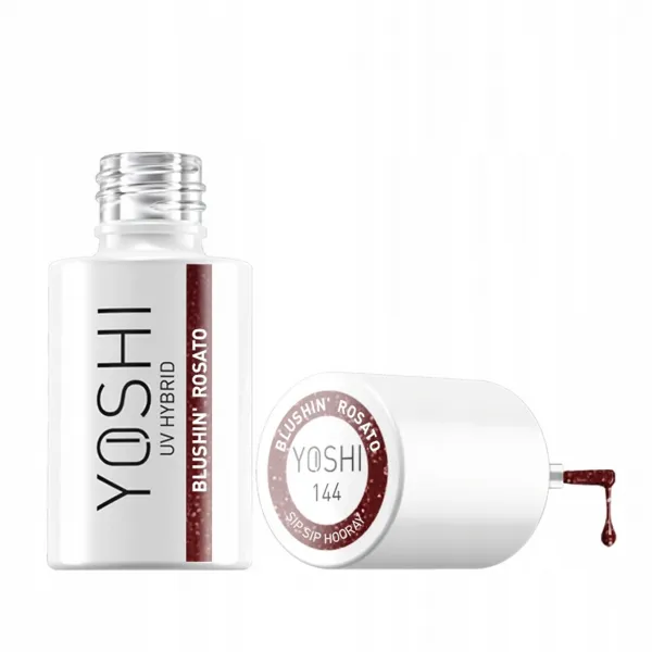 Yoshi Lakier Hybrydowy Flash Sip Sip Hooray 144 Blushin' Rosato 6 ml