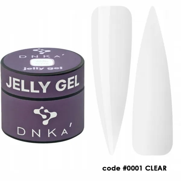 DNKa BUILDER GEL żel budujący do paznokci 15ml JELLY GEL #0001 Clear