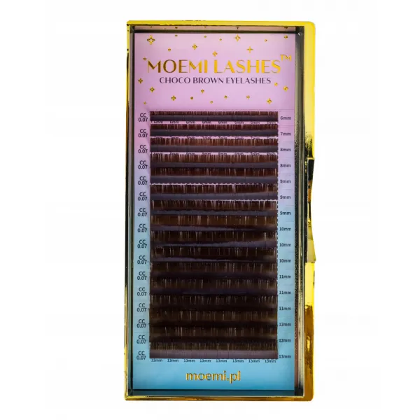 Moemi Lashes COCO BROWN CC 0.10 6-13 mix