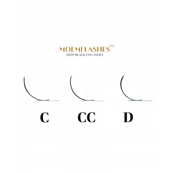 Moemi Lashes COCO BROWN CC 0.10 6-13 mix