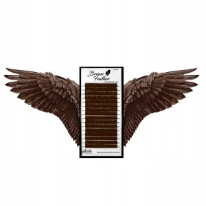 Rzęsy Brown Feather C 0.05 MIX 6-13mm Brązowe Jolash