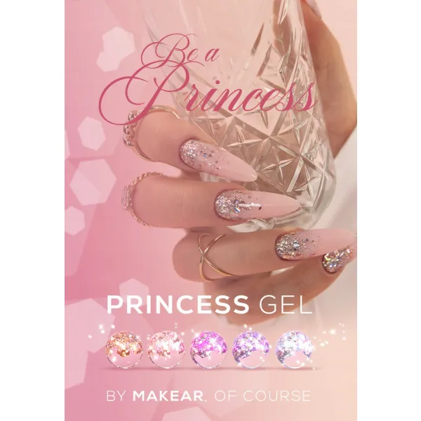 Makear Princess Gel Żel Do Zdobień PG01 Gold 5 ml