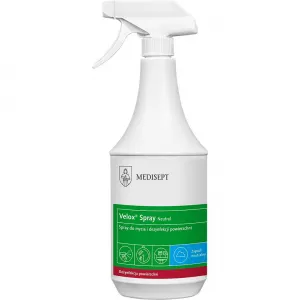 Medisept Velox Spray Neutral Do Mycia i Dezynfekcji Powierzchni 1 L