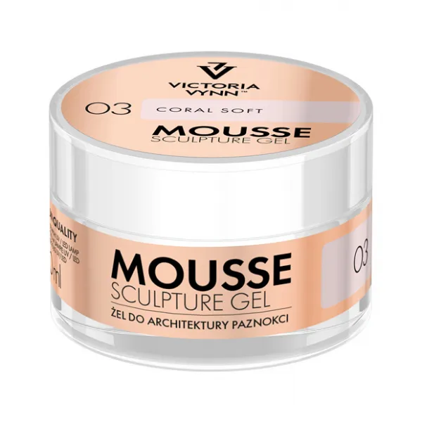 VICTORIA VYNN MOUSSE SCULPTURE GEL 03 CORAL SOFT