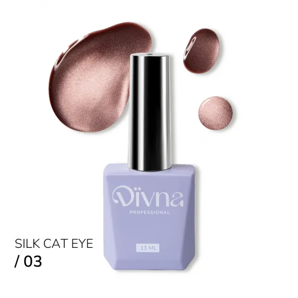 DIVNA Silk Cat Eye 03, 13 ml lakier do paznokci z efektem kociego oka