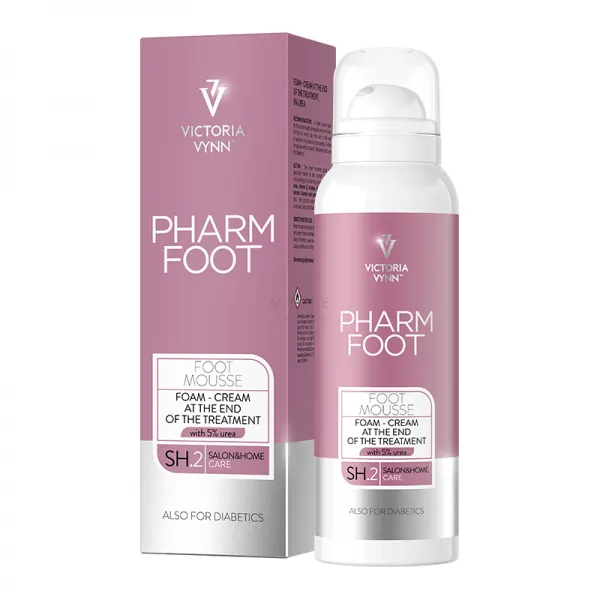 PHARM FOOT FOOT MOUSSE 125ml PIANKA-KREM KOŃCZĄCA ZABIEG 5% mocznika